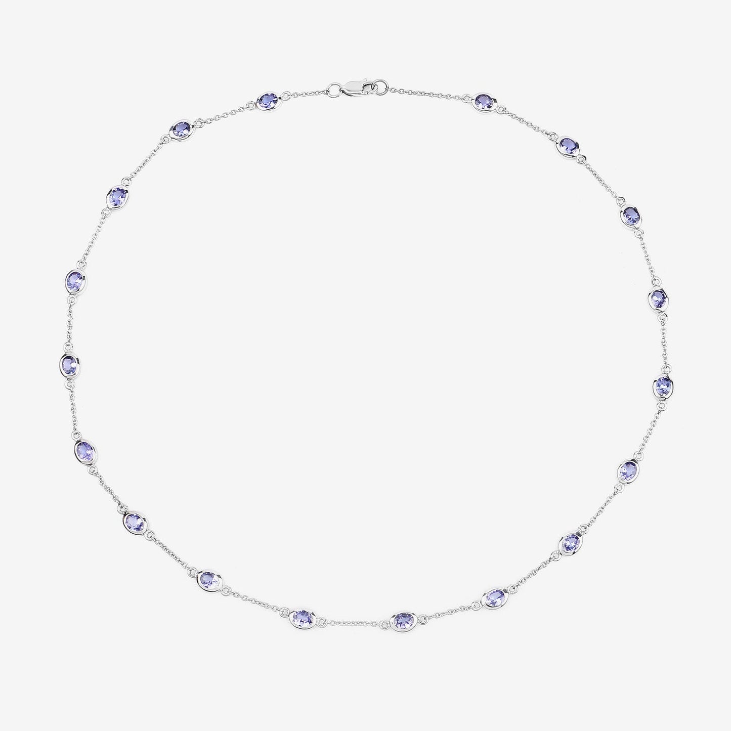 Genuine Tanzanite By The Yard Necklace