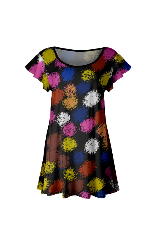 Black & Colorful Floral Mix-