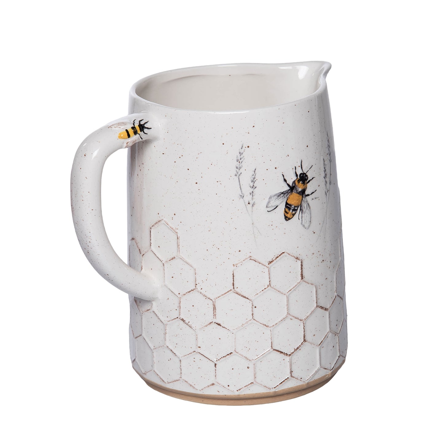 Dolomite Bee Pitcher Multicolored for Spring Serving and Entertaining