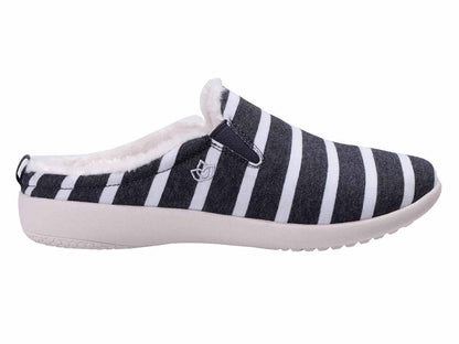 Grey and White Stripe-