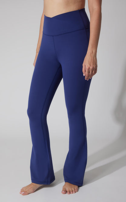 Lux Madison Crossover Waist 7/8 Flared Leg