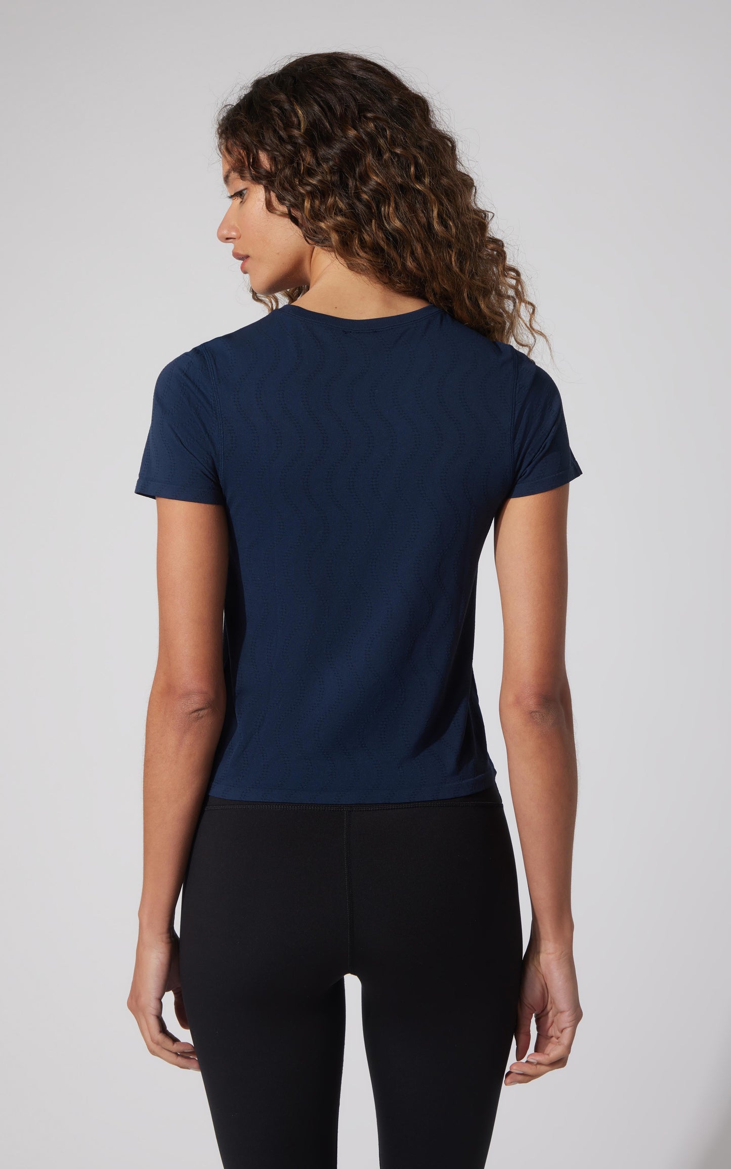Seamless Patterned Short Sleeve Top - Our Ocean Core Story