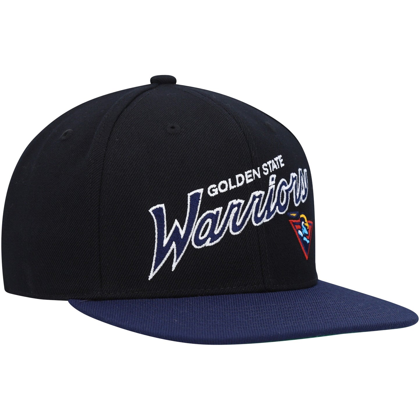 Mitchell & Ness Men's NBA Team Script 2.0 Fitted Hwc Warriors Fitted Caps