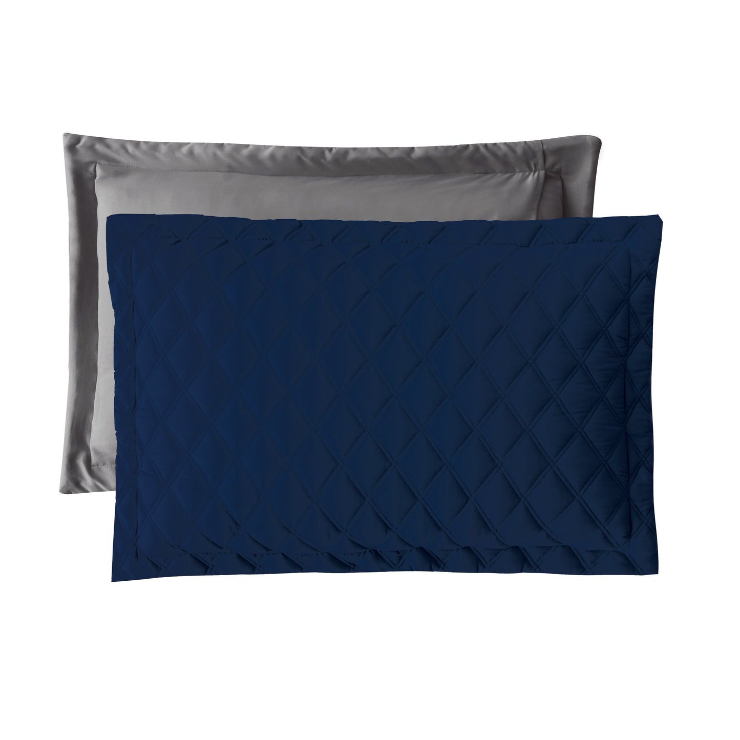 Elegant Comfort 3-Piece Diamond Quilted Reversible Bedspread Coverlet Set