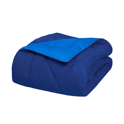 Elegant Comfort 3-Piece Reversible Diamond Stitched Comforter & Shams