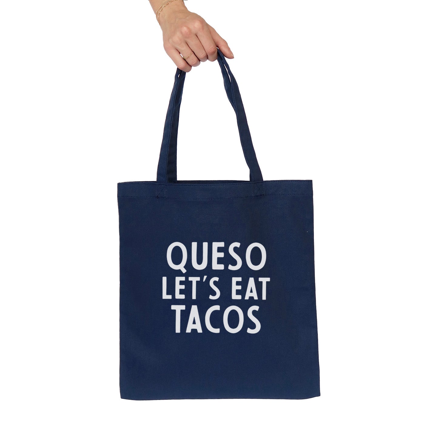 Frankie Jean Queso Let's Eat Tacos Tote Bag