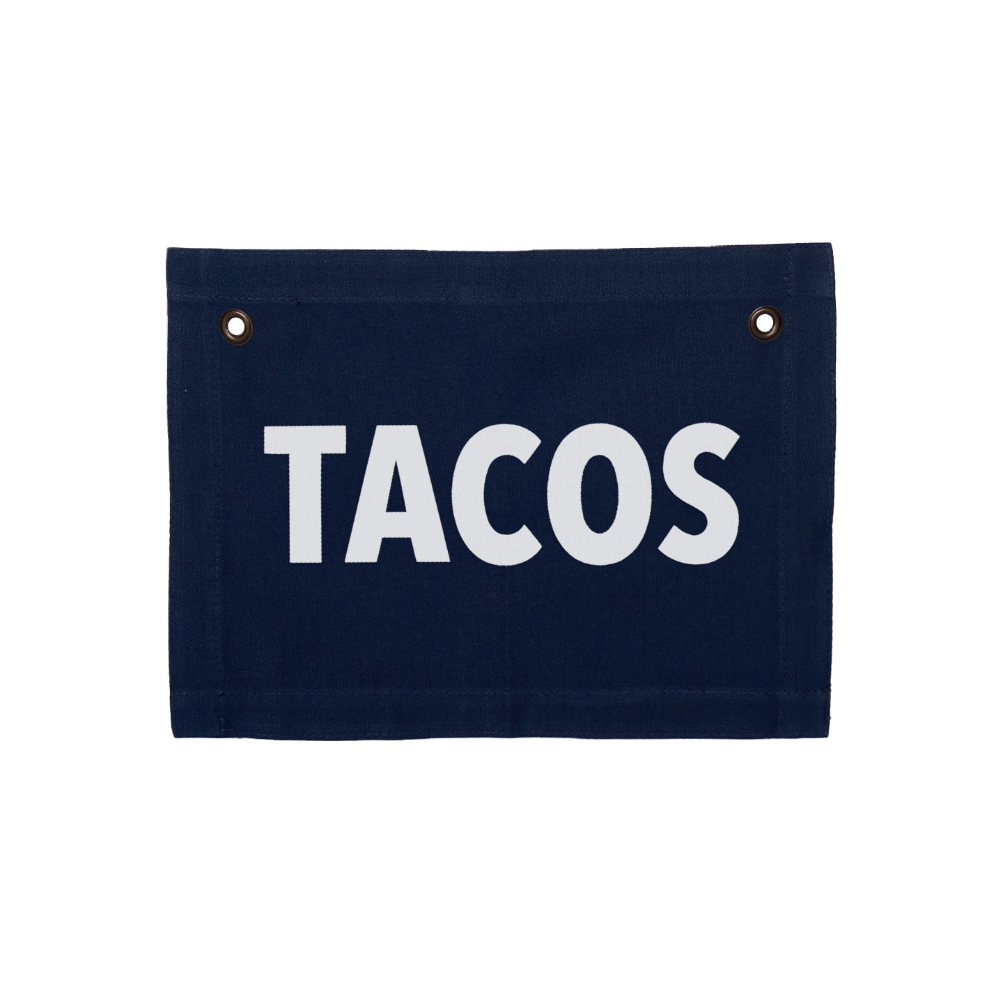 Frankie Jean Tacos Small Canvas Flag