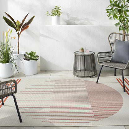 Nabil Cream Outdoor Area Rug