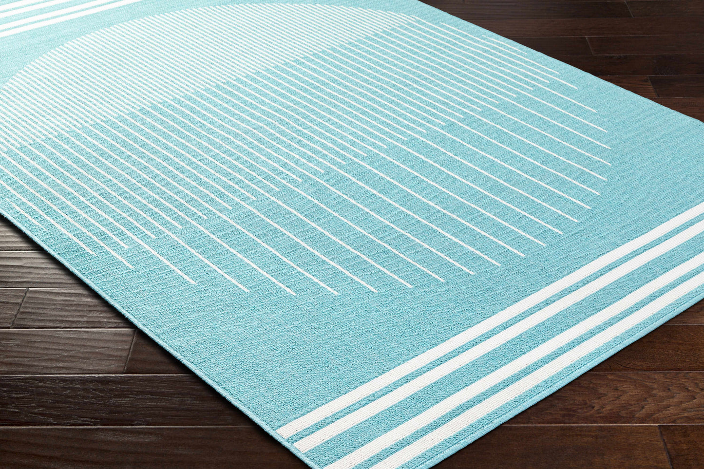 Nabil Aqua Outdoor Area Rug