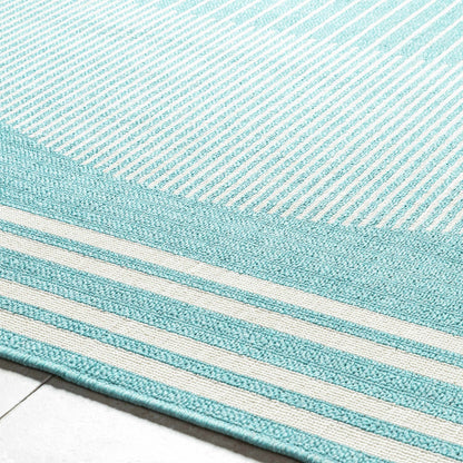 Nabil Aqua Outdoor Area Rug