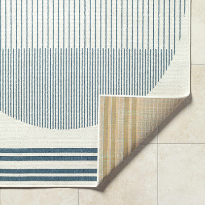Nabil Midnight Blue Outdoor Area Rug