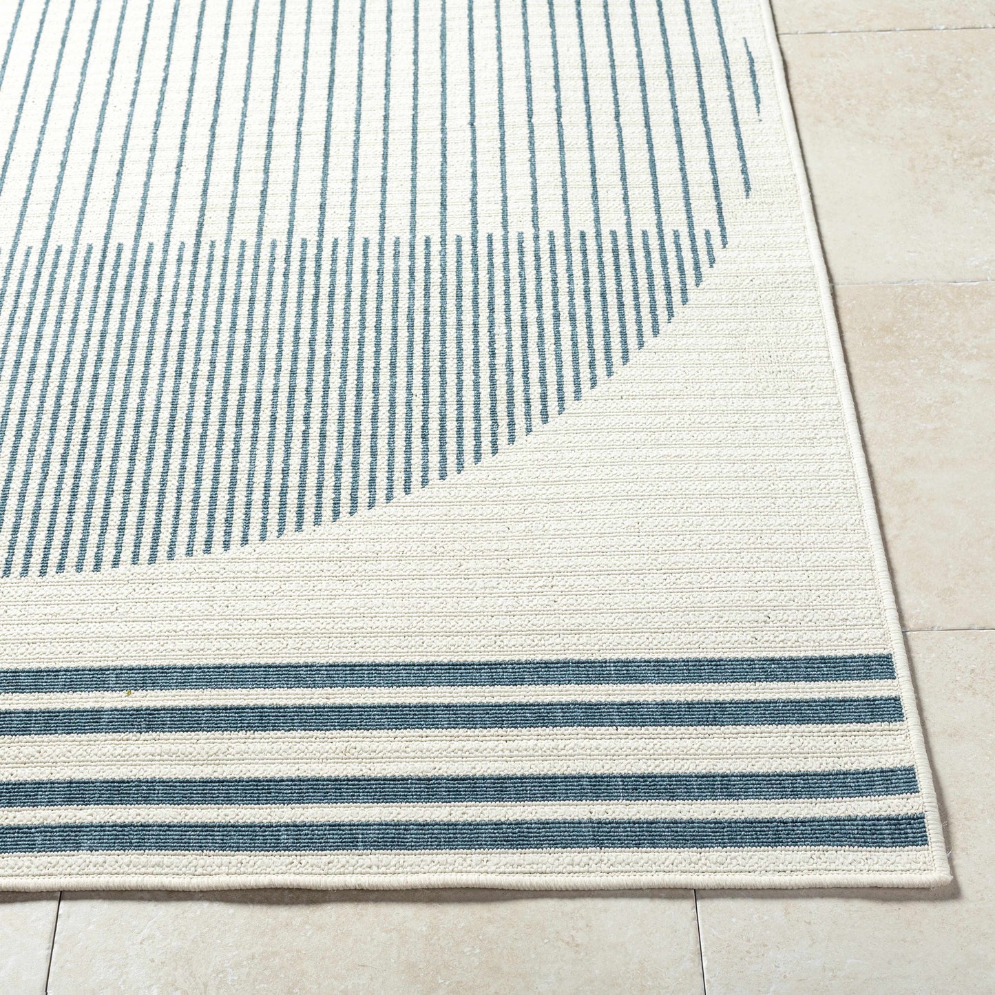 Nabil Midnight Blue Outdoor Area Rug