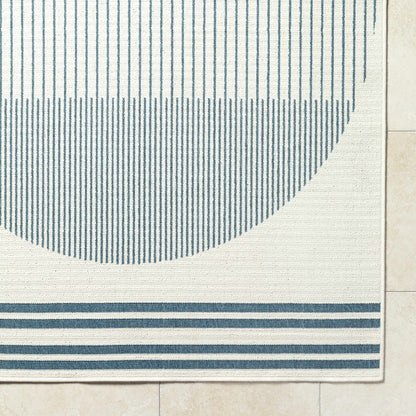 Nabil Midnight Blue Outdoor Area Rug