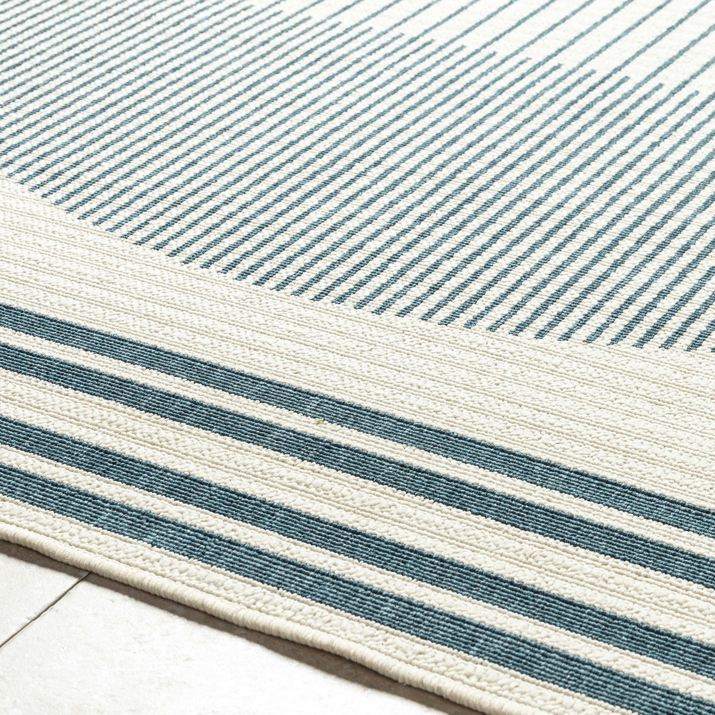 Nabil Midnight Blue Outdoor Area Rug