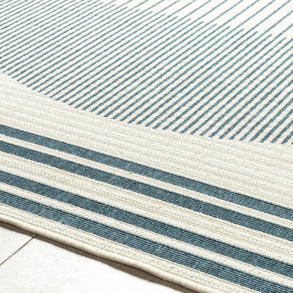 Nabil Midnight Blue Outdoor Area Rug