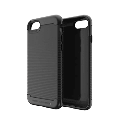 Gear4 Zagg Havana Case for Iphone Se 2022/Se (2nd Gen) & Iphone 8/7/6 – Advanced Impact Protection, Integrated D3o Technology, – Reinforced Top, Bottom, Corners, Black (702009625)