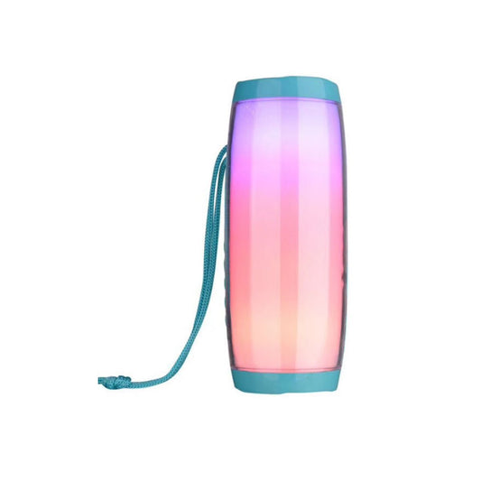 Vista Rainbow LED Bluetooth Speakers in Vibrant Colors - Green