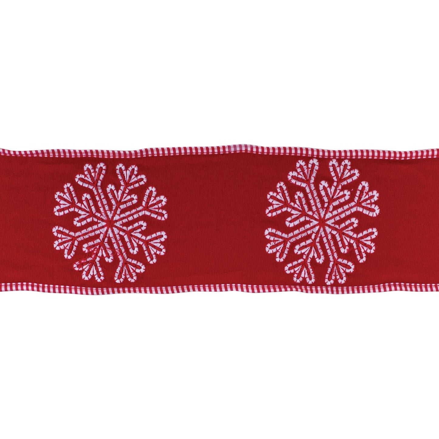 Melrose International Snowflake Outline Ribbon 4" x 5 yds.