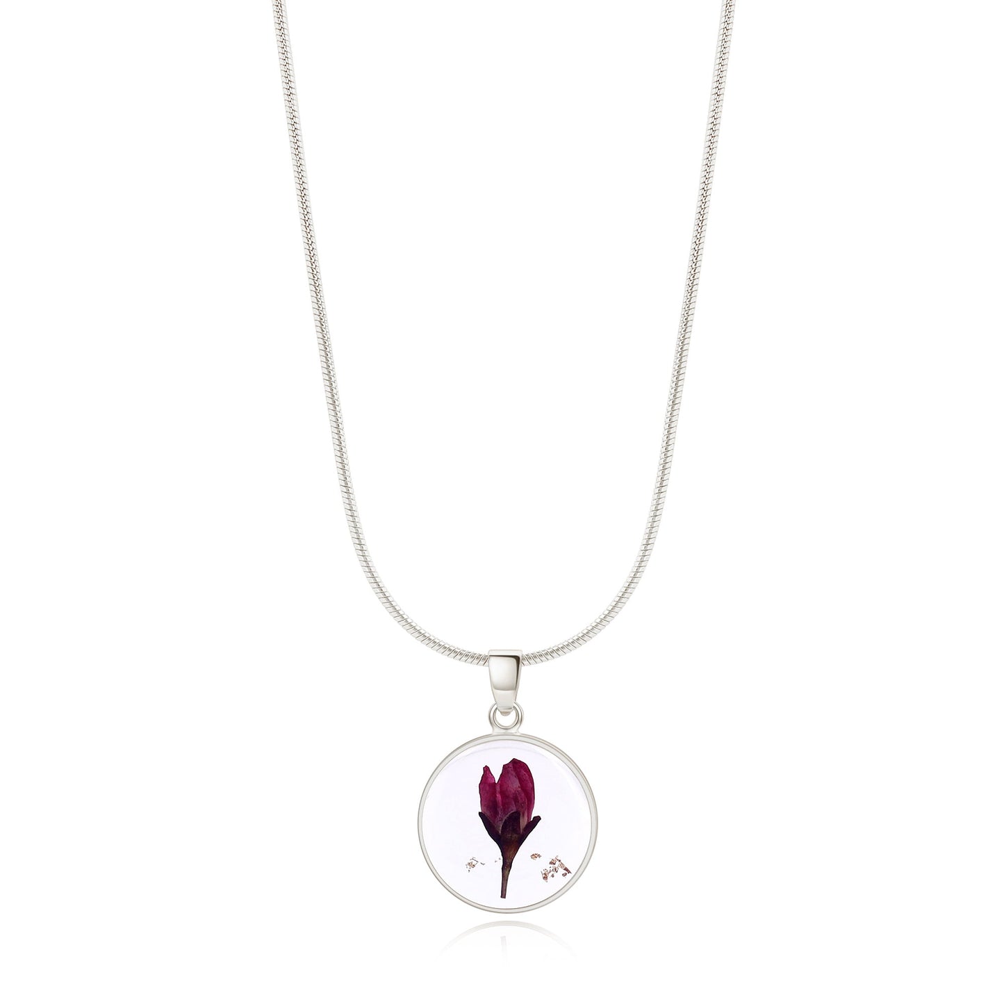 Mint & Lily Pressed Birth Flower Necklace