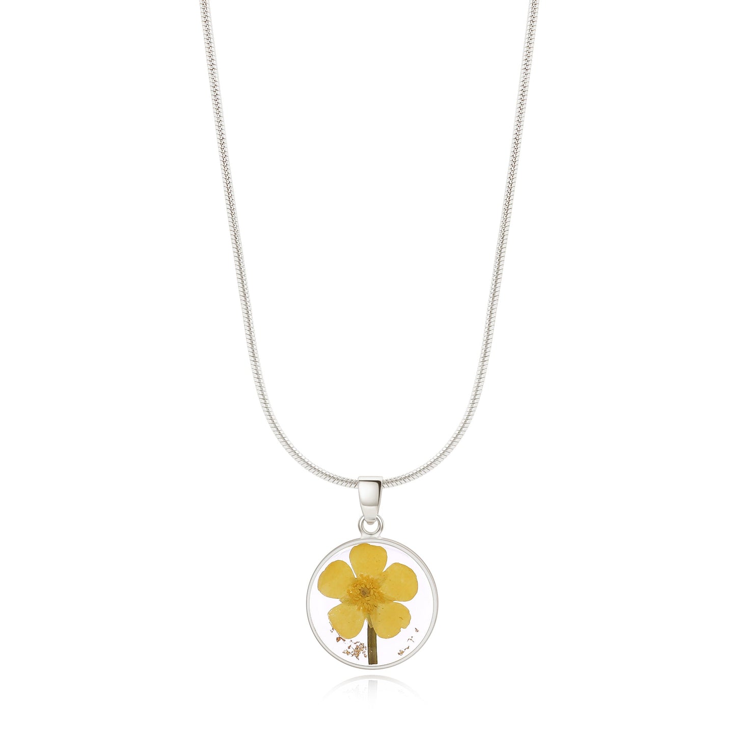 Mint & Lily Pressed Birth Flower Necklace