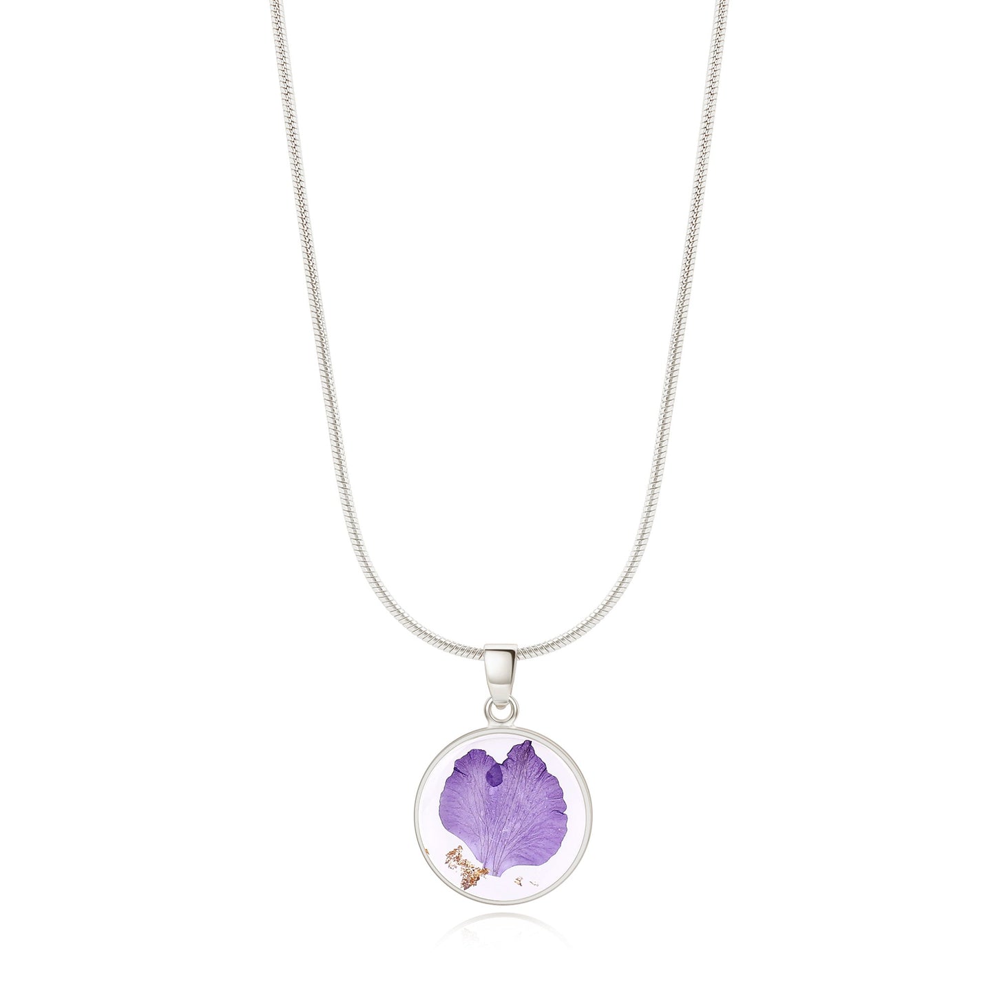 Mint & Lily Pressed Birth Flower Necklace