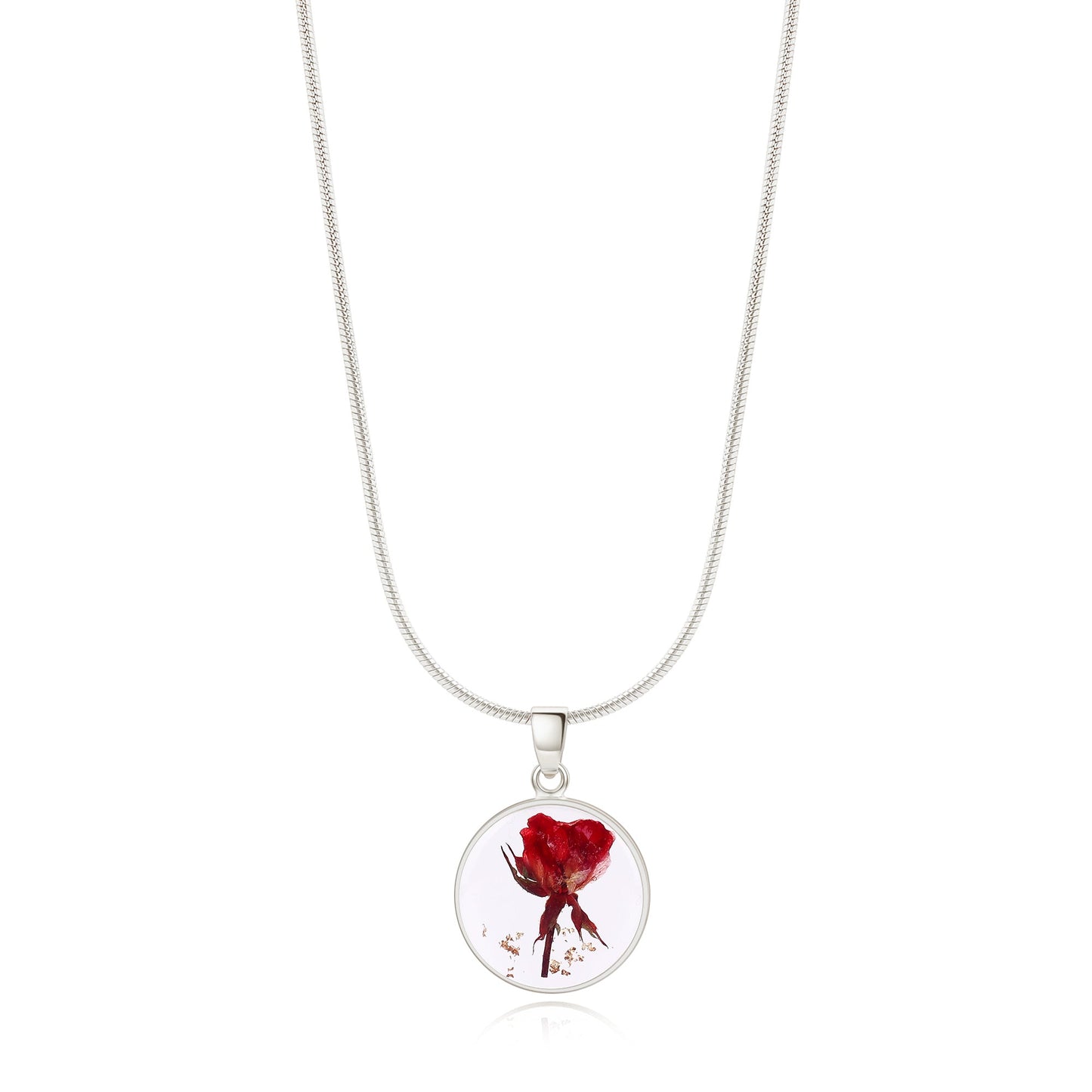 Mint & Lily Pressed Birth Flower Necklace