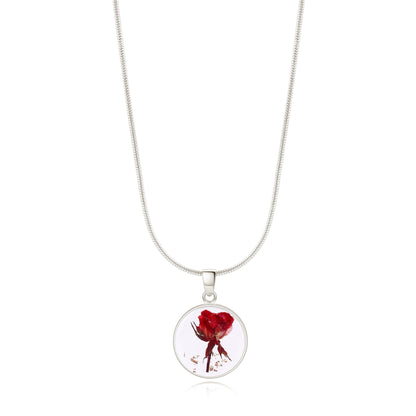 Mint & Lily Pressed Birth Flower Necklace