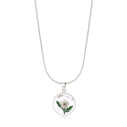 Mint & Lily Pressed Birth Flower Necklace