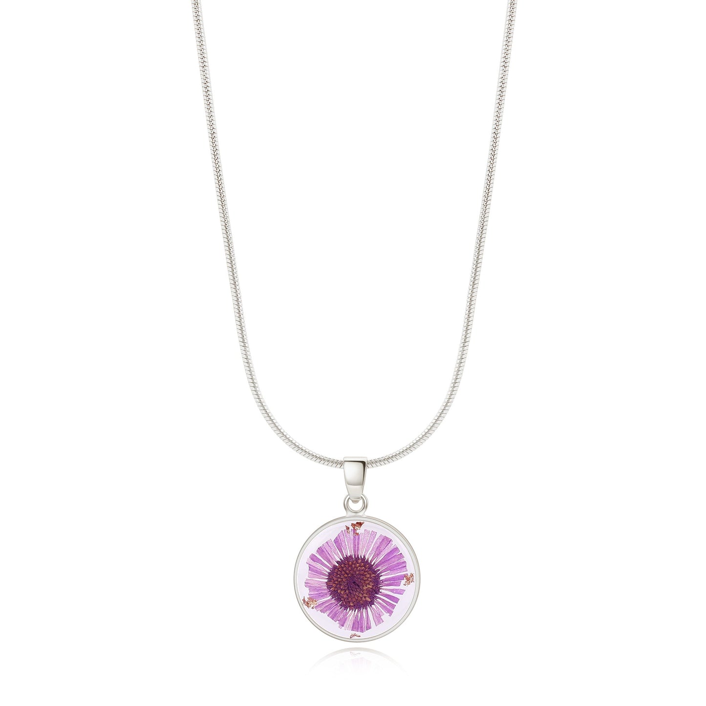 Mint & Lily Pressed Birth Flower Necklace