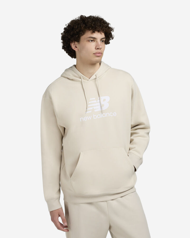 New Balance Sport Essentials Mens Hoodie — Grey