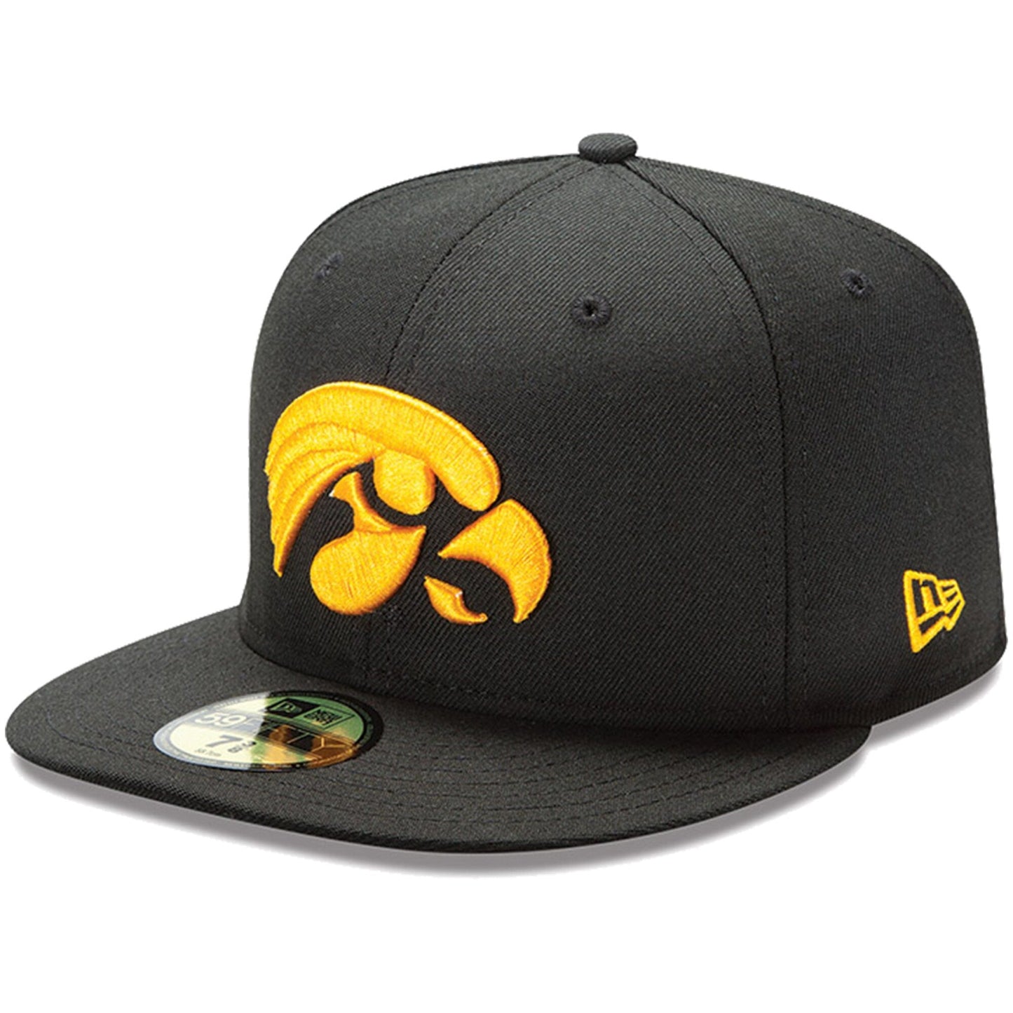New Era Men's Ncaa Iowa Hawkeyes 5950 Logo Fitted Black/Orange