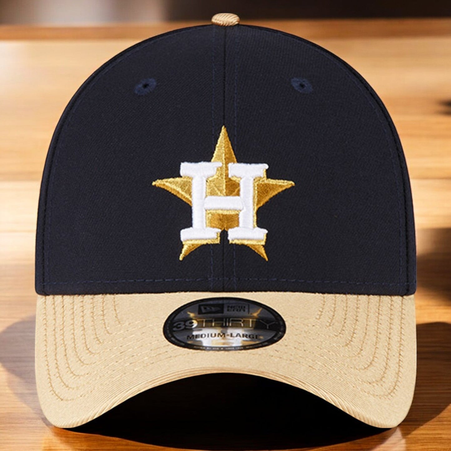New Era Men's MLB 3930 Gold Collection Flex Fit Hats