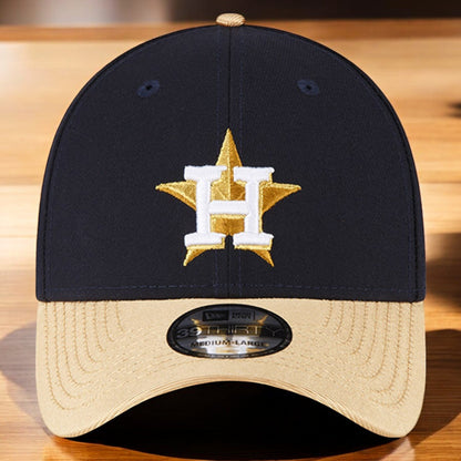 New Era Men's MLB 3930 Gold Collection Flex Fit Hats