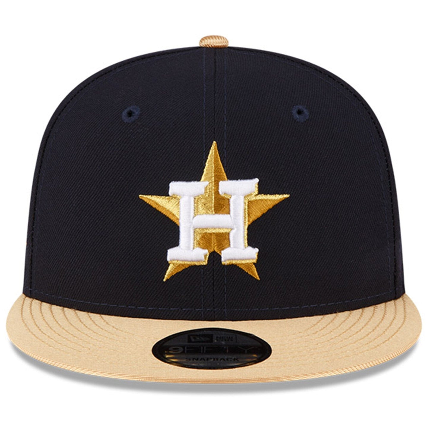 Men's New Era MLB Houston Astros 950 Gold 2023 Snapback - Navy/Gold