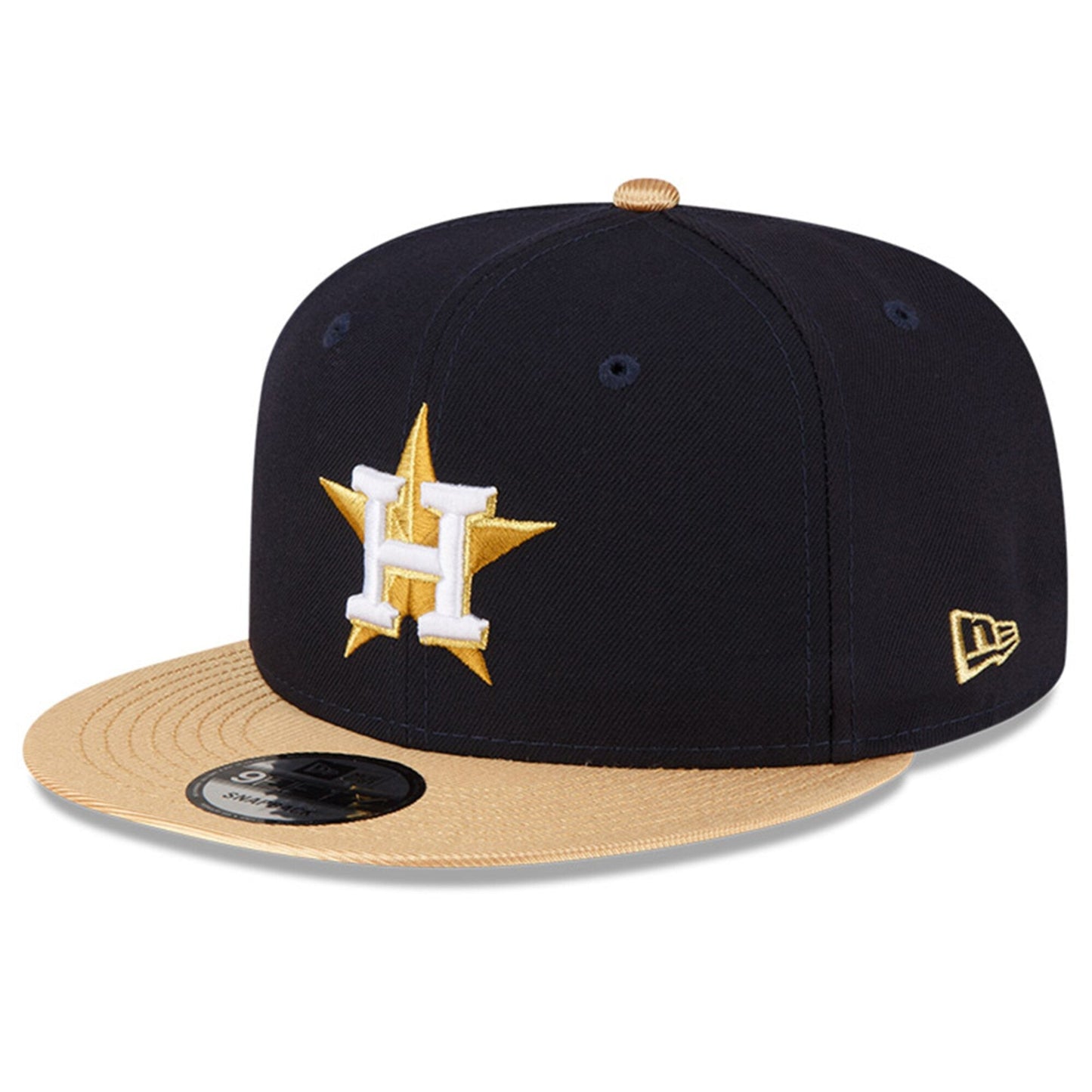 Men's New Era MLB Houston Astros 950 Gold 2023 Snapback - Navy/Gold