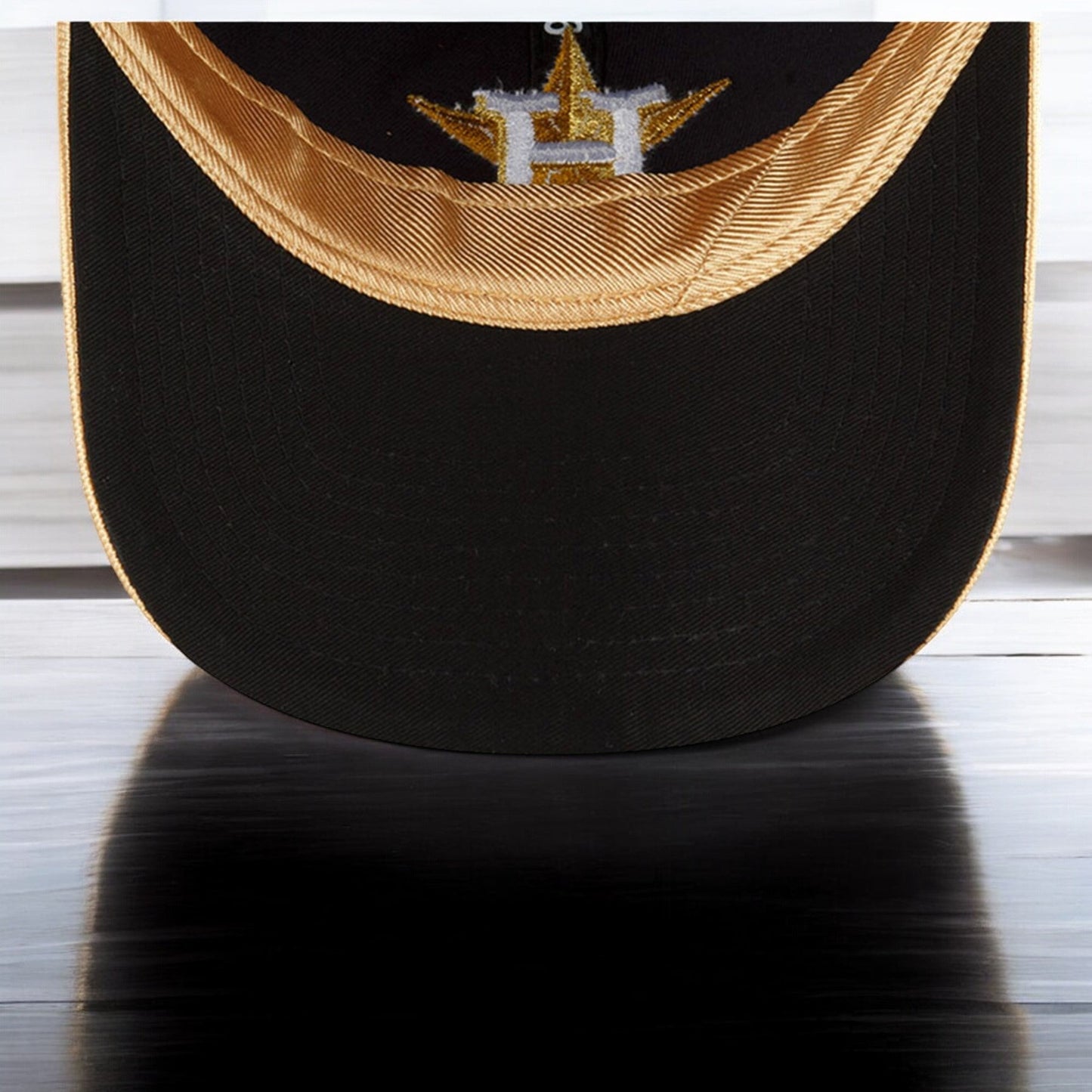 Men's New Era MLB Houston Astros 920 Gold 2023 Strapback - Navy/Gold