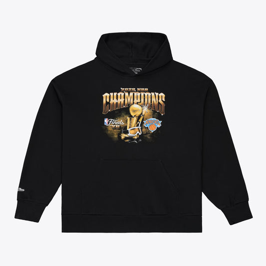 Mitchell & Ness New York Knicks 2026 NBA Champions Finals Mens Hoodie — Black