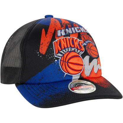 Mitchell & Ness Men's NBA Ny Knicks Hyper Trucker Snapback