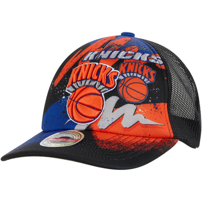 Mitchell & Ness Men's NBA Ny Knicks Hyper Trucker Snapback