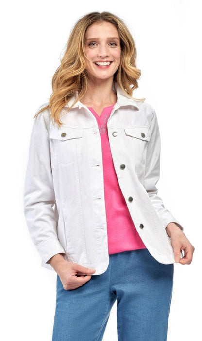 Women's Button Front Brushed Twill Jacket