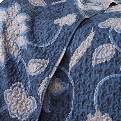 Grand Floral Blue-