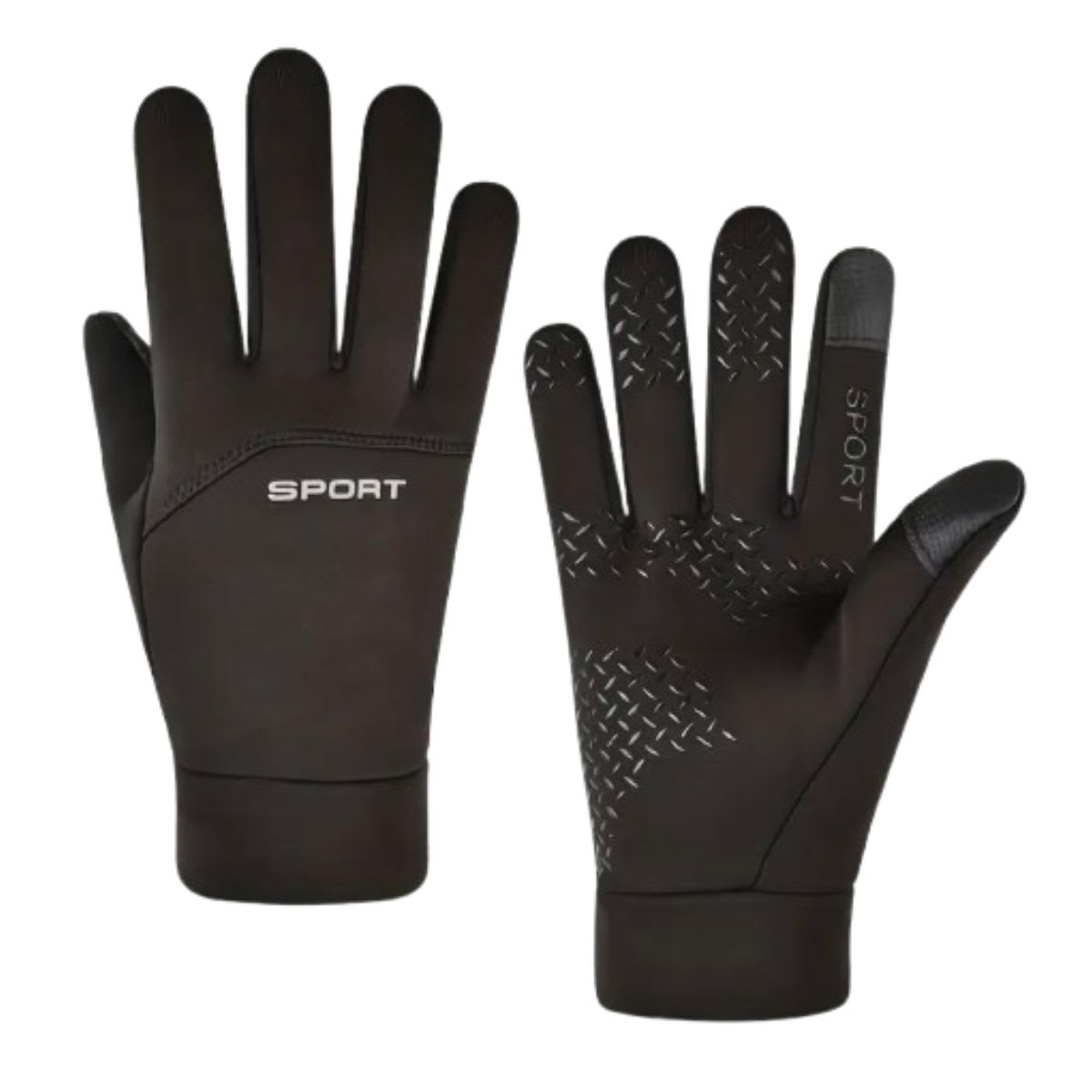 Touchscreen Thermal Sports Gloves, Water-Resistant