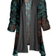 Teal Black Tribal Abstract