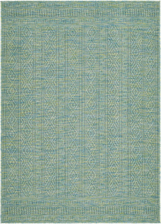 Nuela Green Outdoor Area Rug