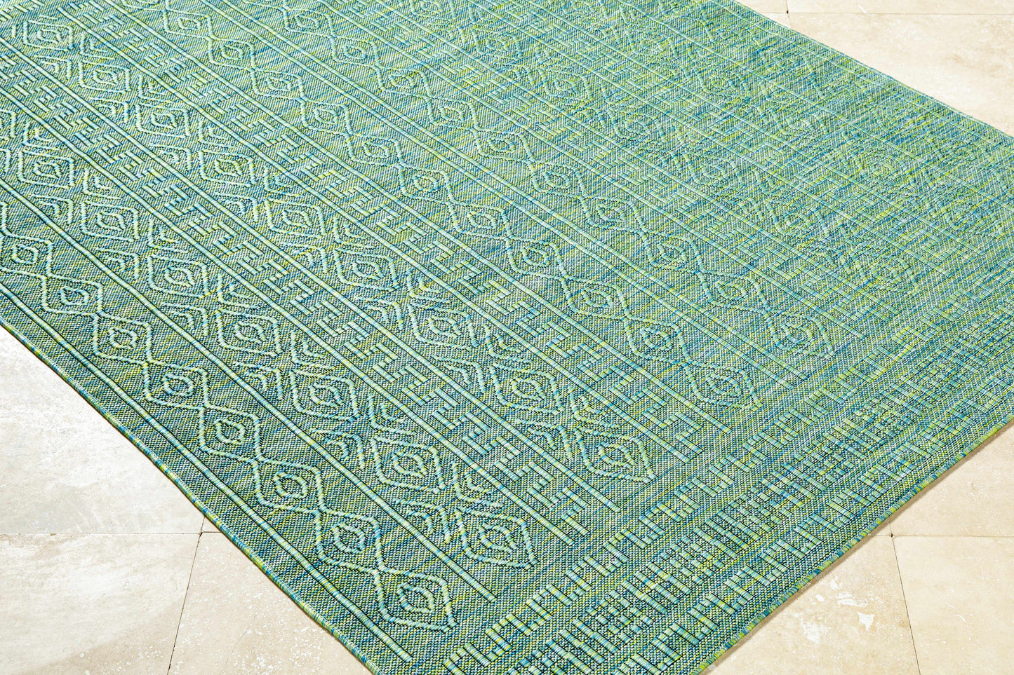 Nuela Green Outdoor Area Rug