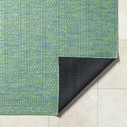 Nuela Green Outdoor Area Rug