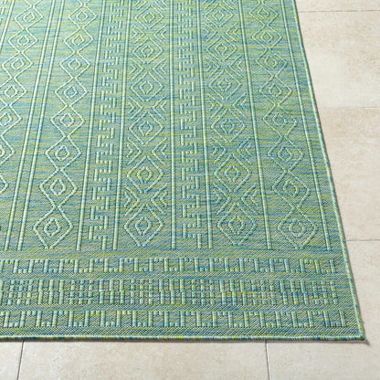Nuela Green Outdoor Area Rug