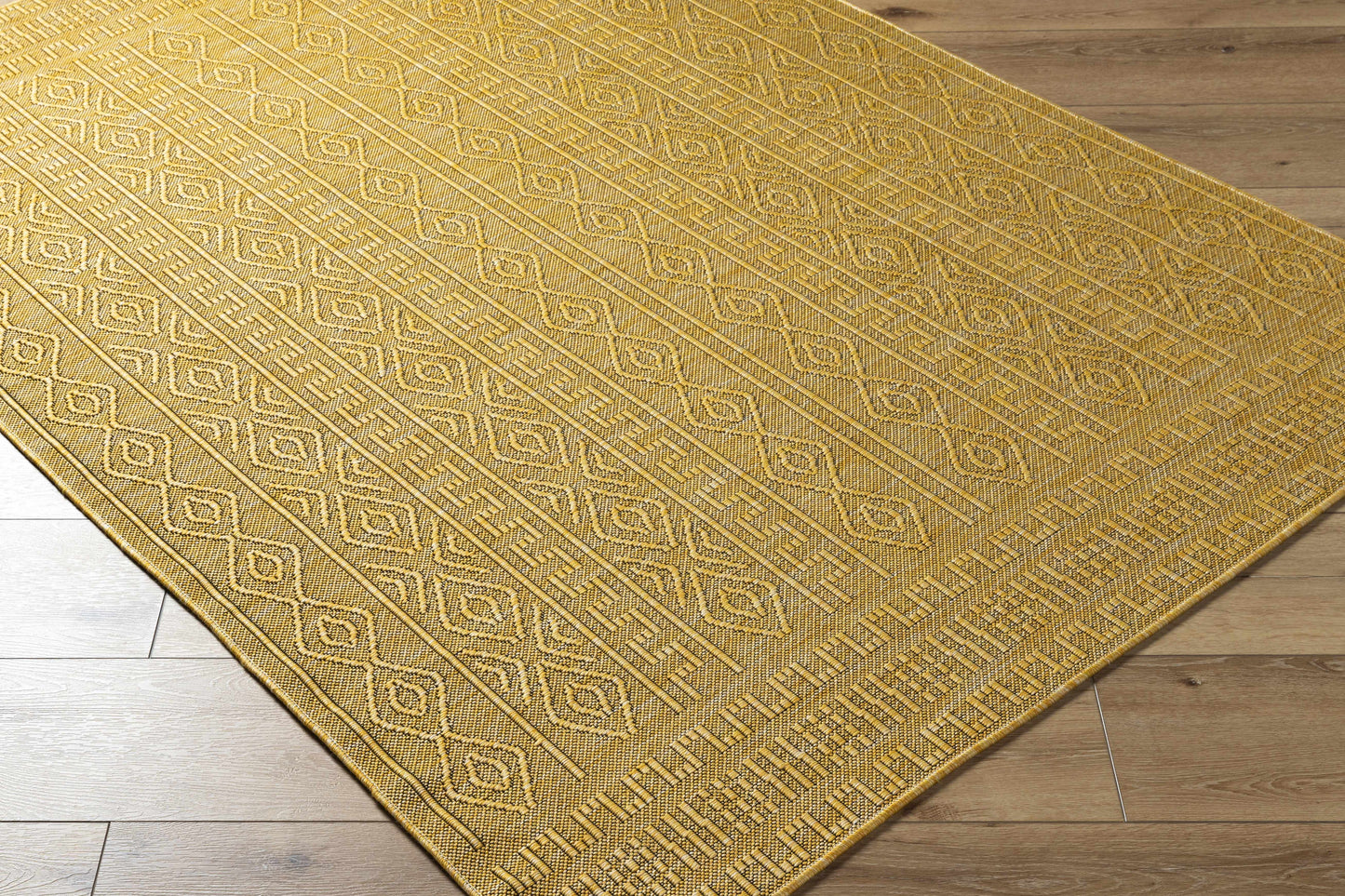 Nuela Mustard Outdoor Area Rug