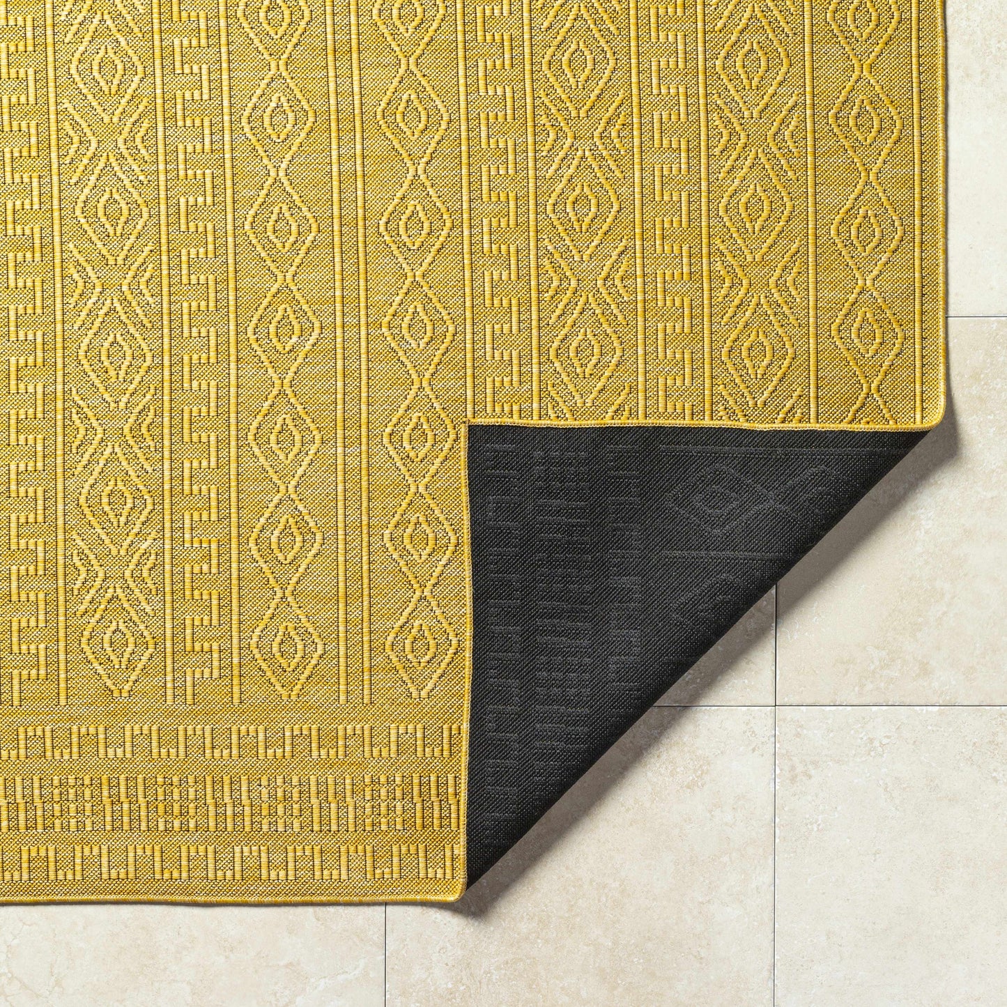 Nuela Mustard Outdoor Area Rug