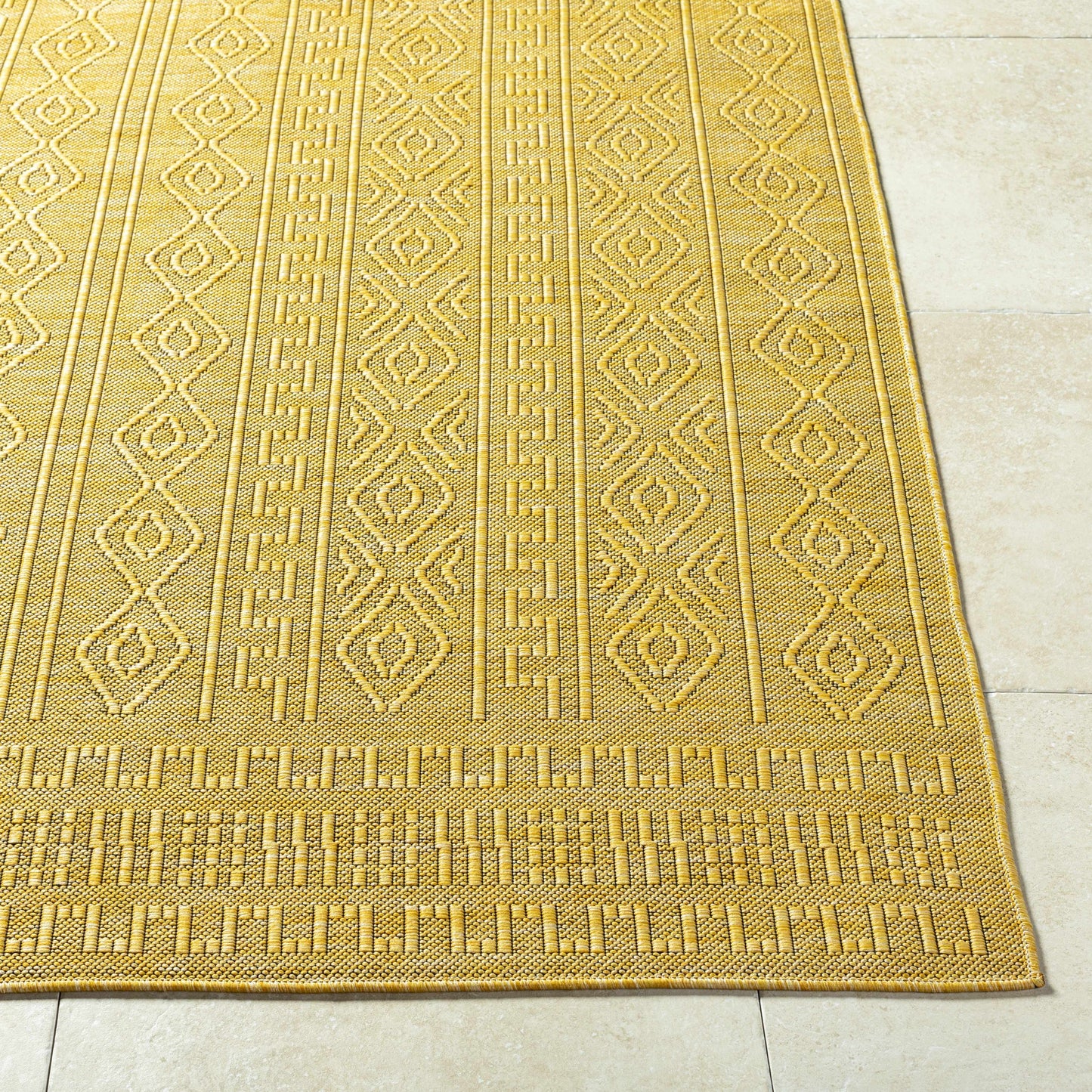 Nuela Mustard Outdoor Area Rug